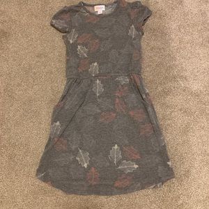 LuLaRoe Leaf Print Mae Dress